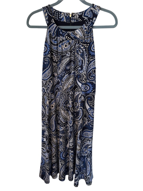 Tommy Hilfiger Dresses & Skirts - Tommy Hilfiger Navy and Light Blue Paisley Maxi Dress